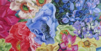 We're All in This Together 30" x 60" - Susan Pepler Painting