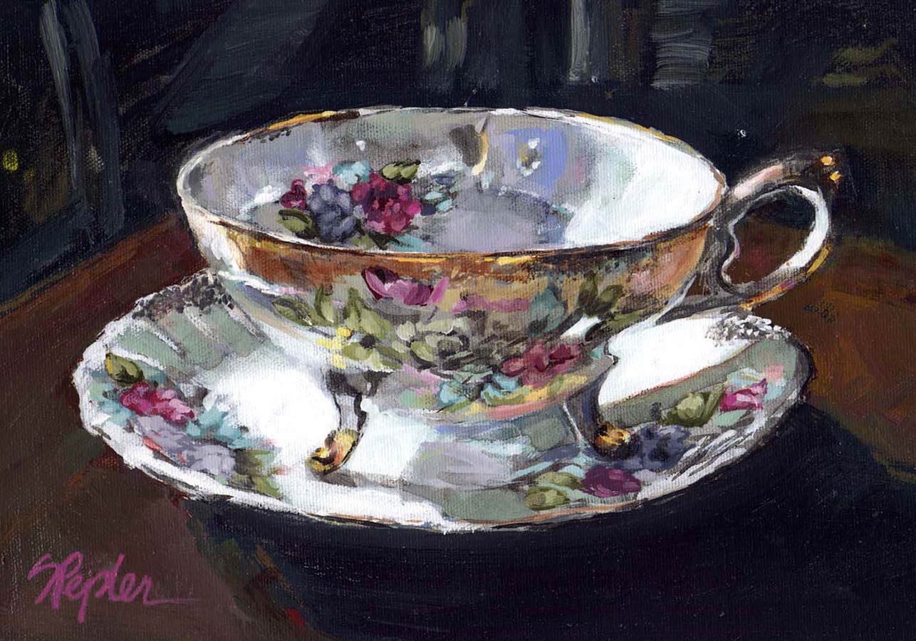 Vintage Tea Cup - Studio Susan Pepler