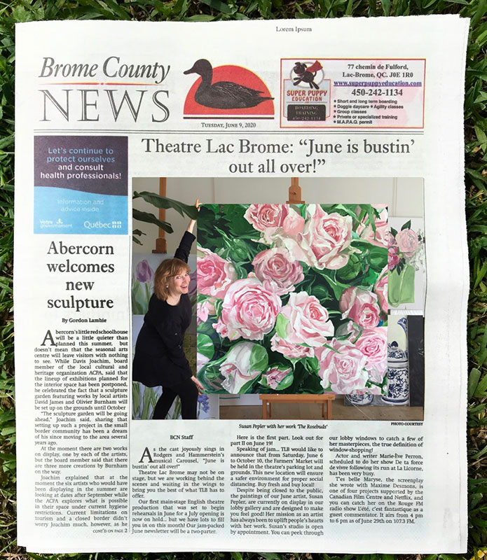Theatre Lac Brome: “June is bustin’ out all over!”